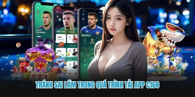 Tránh sai lầm trong quá trình tải app C168